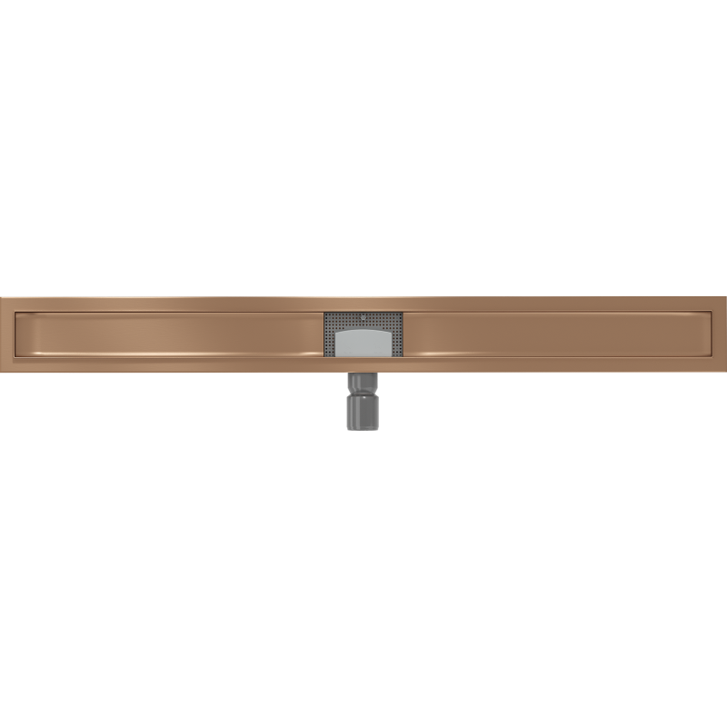 Mexen Flat corpo para ralo linear 100 cm, cobre escovado - 1C15100